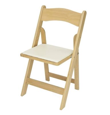 Nordic Modern Natural Upholstered Solid Wood Folding Chair for Restaurant Hotel Dining Room Furniture Restaurant