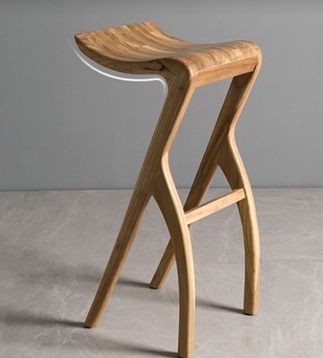 High Chair Counter Bar Stools Bar Chair Solid Wood Stool  L-59