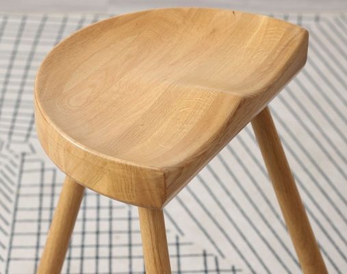 Modern High Chair Design Solid Wood Bar Stool for Pub  L-62