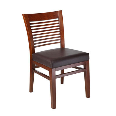 Nordic Modern Design Black Teak Solid Wood Restaurant Furniture Antique Dining Chair