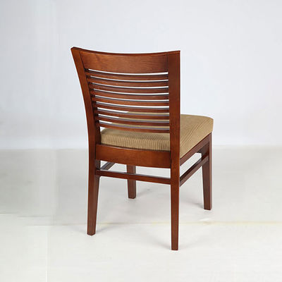 Nordic Modern Design Black Teak Solid Wood Restaurant Furniture Antique Dining Chair
