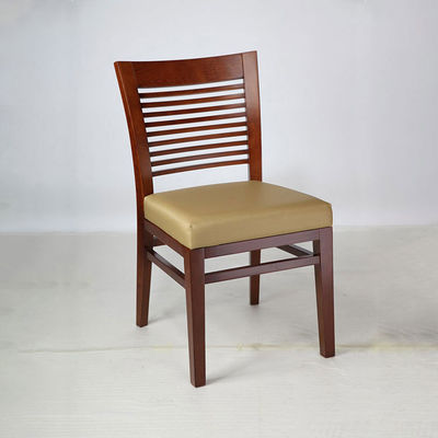 Nordic Modern Design Black Teak Solid Wood Restaurant Furniture Antique Dining Chair