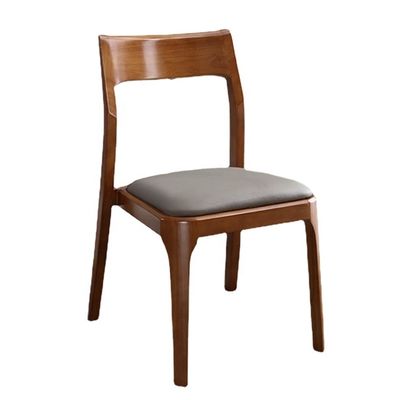 Modern Design Modern Nordic Stackable Oak Walnut Dining Chair Wooden Restaurant Dining Chairs for Home Furniture