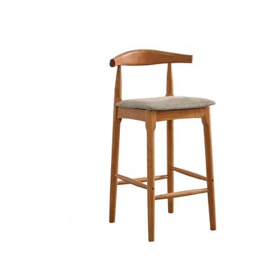 Solid Wood High Chair for Pub Coffee Shop W41*D44*96CM Commercial Furniture