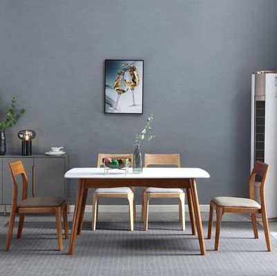 Modern Design Modern Nordic Stackable Oak Walnut Dining Chair Wooden Restaurant Dining Chairs for Home Furniture