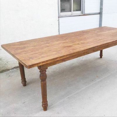 Cover Material Solid Wood Classical Design Folding Farm Dining Wedding Table with Wooden Cover and Folding Feature