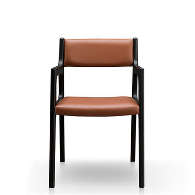 Elevate Your Dining Experience with Our Solid Teak Wood Nordic Rest Armrest Chair
