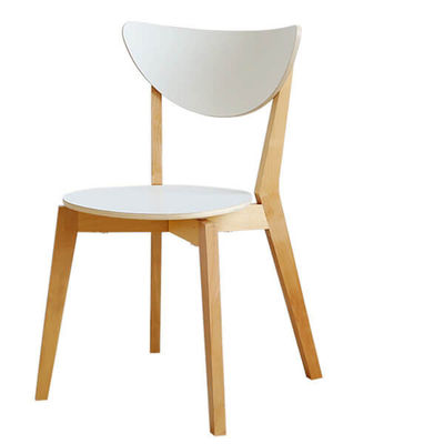 Solid Wood Antique Carved High Back Bent Birch Dining Chairs for Coffee Shop Seating Collection