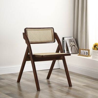 Mail Packing Modern Design Foldable Wood Rattan Restaurant Chairs for Home Furniture