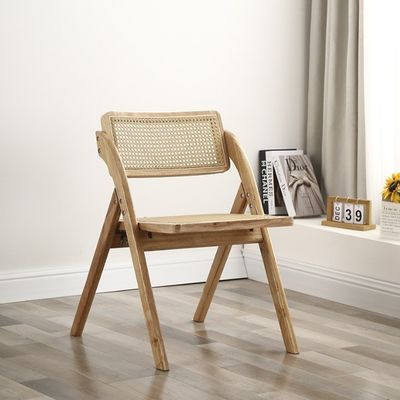 Mail Packing Modern Design Foldable Wood Rattan Restaurant Chairs for Home Furniture