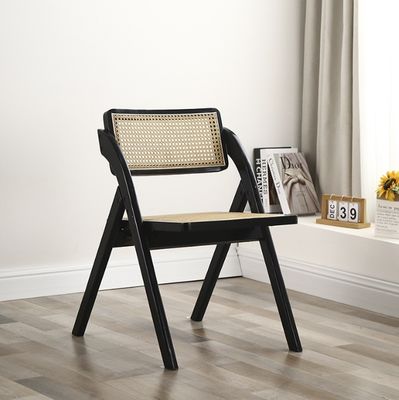 Mail Packing Modern Design Foldable Wood Rattan Restaurant Chairs for Home Furniture