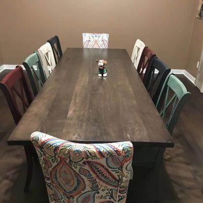 Solid Wood Dining Chair for Hotel and Restaurant Classic Cross Back Design Sturdy Construction