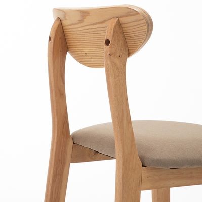 Upholstered Solid Wood Bar Stool in Vintage Style for Pub Coffee Shop W38*D44*H101 cm