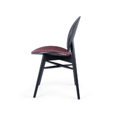 Multifunctional Nordic Light Luxury Wood Dining Chair for Home Cafe Hotel Multifunctional Design