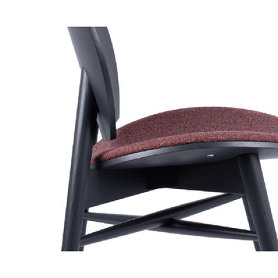 Multifunctional Nordic Light Luxury Wood Dining Chair for Home Cafe Hotel Multifunctional Design
