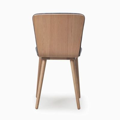 Modern Brown Wooden Hotel Dining Leisure Chair for Comfortable and Relaxing Dining