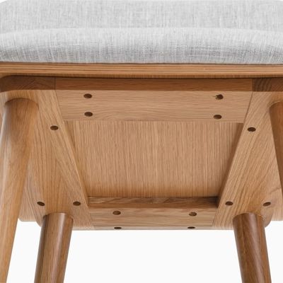 Modern Brown Wooden Hotel Dining Leisure Chair for Comfortable and Relaxing Dining