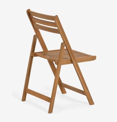 Sturdy Foldable Wood Chair for Nordic Design Hotel and Restaurant