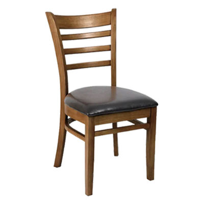 Modern Style Fabric Foam Sponge Cover Wood Chair for Solid Wood Hotel Dining Room