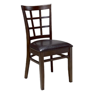 Modern Style Fabric Foam Sponge Cover Wood Chair for Solid Wood Hotel Dining Room