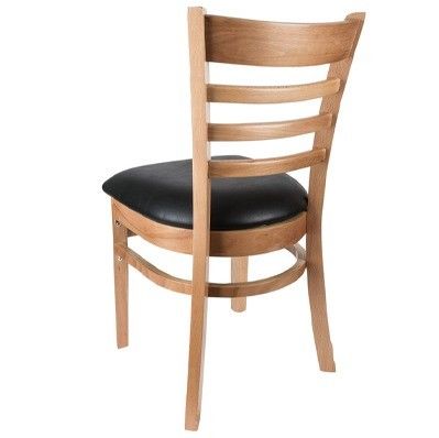 Modern Style Fabric Foam Sponge Cover Wood Chair for Solid Wood Hotel Dining Room