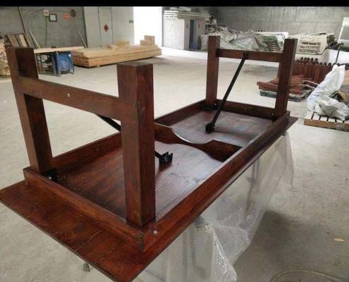 Mail Packing Y Wood Folding Table for Rent at Wedding and Party Celebrations