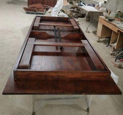 Mail Packing Y Wood Folding Table for Rent at Wedding and Party Celebrations
