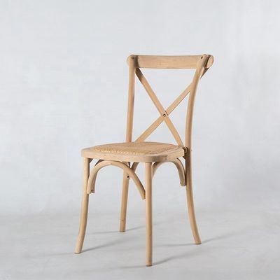 Hotel Event Furniture Stackable Wooden X Back Chairs for Restaurant Dining in Wood
