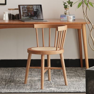 Solid Wood Dining Chair Nordic Good Design Antique Restaurant Furniture with Contemporary Style in 55cm*40cm*74cm