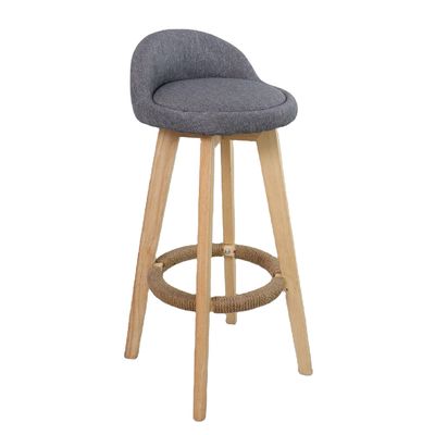 Modern Style Antique Upholstered Wooden Stools Leather Bar Chair for Bar Table Dining Room and Bar Function