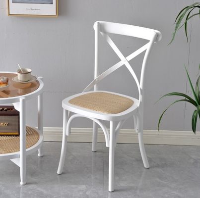 Solid Wooden Cross Back Wedding Wooden Chair For Events With Customized Designs