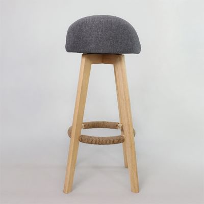 Modern Style Antique Upholstered Wooden Stools Leather Bar Chair for Bar Table Dining Room and Bar Function