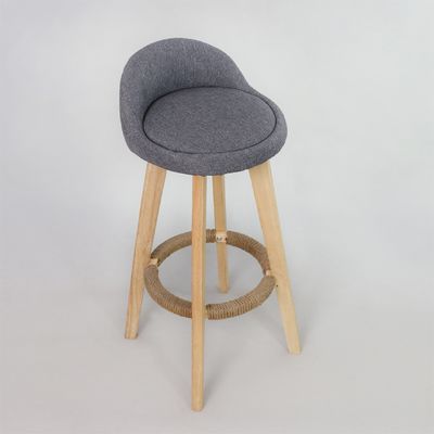 Modern Style Antique Upholstered Wooden Stools Leather Bar Chair for Bar Table Dining Room and Bar Function