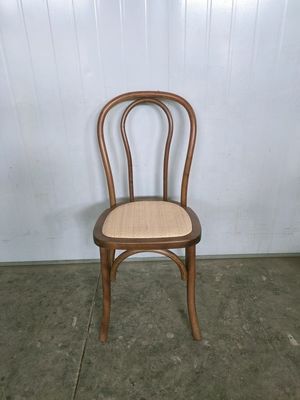 Stackable Wood Chair with 100KG Weight Limit Modern Furniture Restaurant Natual Stacked Rattan Dining Chairs