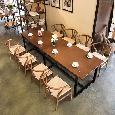 Handmade Solid Beach Wood Rope Woven Cushion Dining Y Chair NO Folded OEM Service Accepted Solid Wood