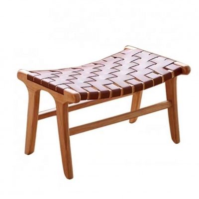 Wooden Ottoman Stool Perfect for Home Office Furniture and Customization Options