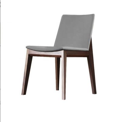Nordic Fabric Leather Wood Dining Chairs The Perfect Choice for Modern Dining Room Furniture