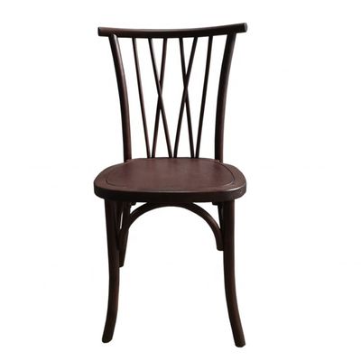 Manufacture Supply Stackable Wood Chairs for Events Modern Design Hotel Restaurant Banquet and Home