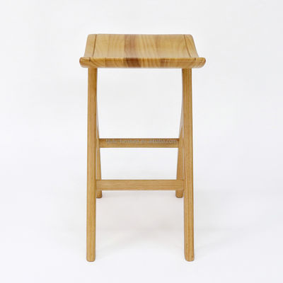 Customized Designs Vintage Solid Wood Bar Stool W35*D43.5*66.5CM for High Living Room Wood Dining Chair