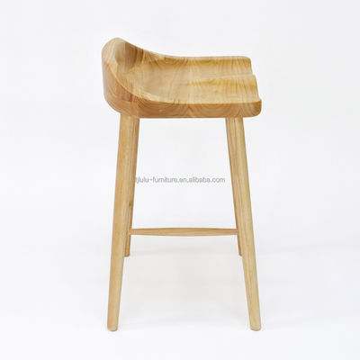 W43*D42.5*H74CM Antique Solid Wooden Bar Chair Stools High Chair Wooden Chair