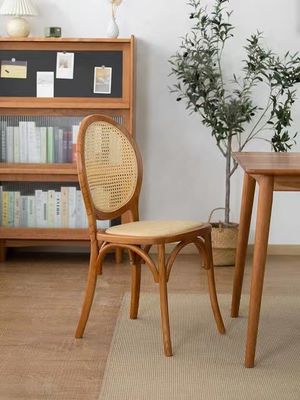 Hotel Banquet Event Dining Room Furniture Luxury Modern Stackable Rattan Wood Wedding Chairs for Elegant Seating