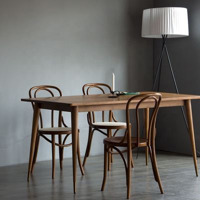 Custom Size Bentwood Stackable Dining Chairs in Mid Century French Thonet Style for Restaurants