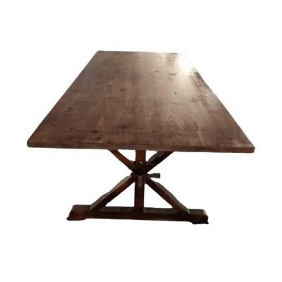 Banquet Hotel Home Wooden Folding Farm Table with Solid Pine Wood