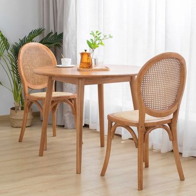 Antique Wedding Reception Banquet French Event Chairs Vintage Rattan Chair for Dining Room