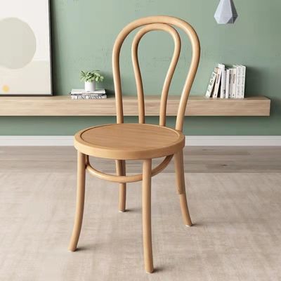 Handmade Wooden Restaurant Chair with Custom Size and Optinal Colors