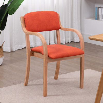 Specific Dining Chair Wooden Luxury Fabric Pu Leather French Style Dining Room Bent Wood Dinning Chair for Modern Homes