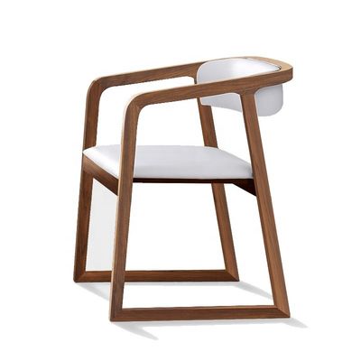 End Luxury All Solid Wood Round Chair for Modern Household Leisure Living Room Restaurant Dining in Home Furniture General