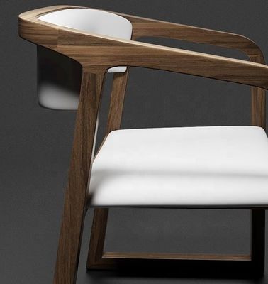 End Luxury All Solid Wood Round Chair for Modern Household Leisure Living Room Restaurant Dining in Home Furniture General