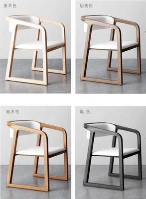 End Luxury All Solid Wood Round Chair for Modern Household Leisure Living Room Restaurant Dining in Home Furniture General