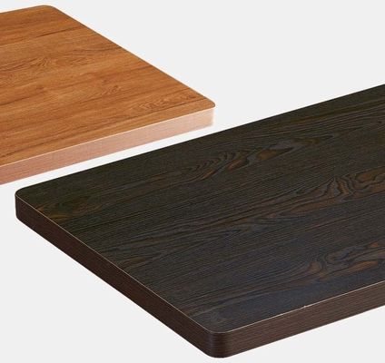 Solid Rubberwood Legs Modern Wooden Dining Table for Dining Room